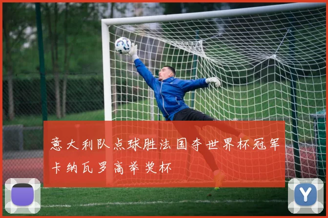 意大利队点球胜法国夺世界杯冠军卡纳瓦罗高举奖杯